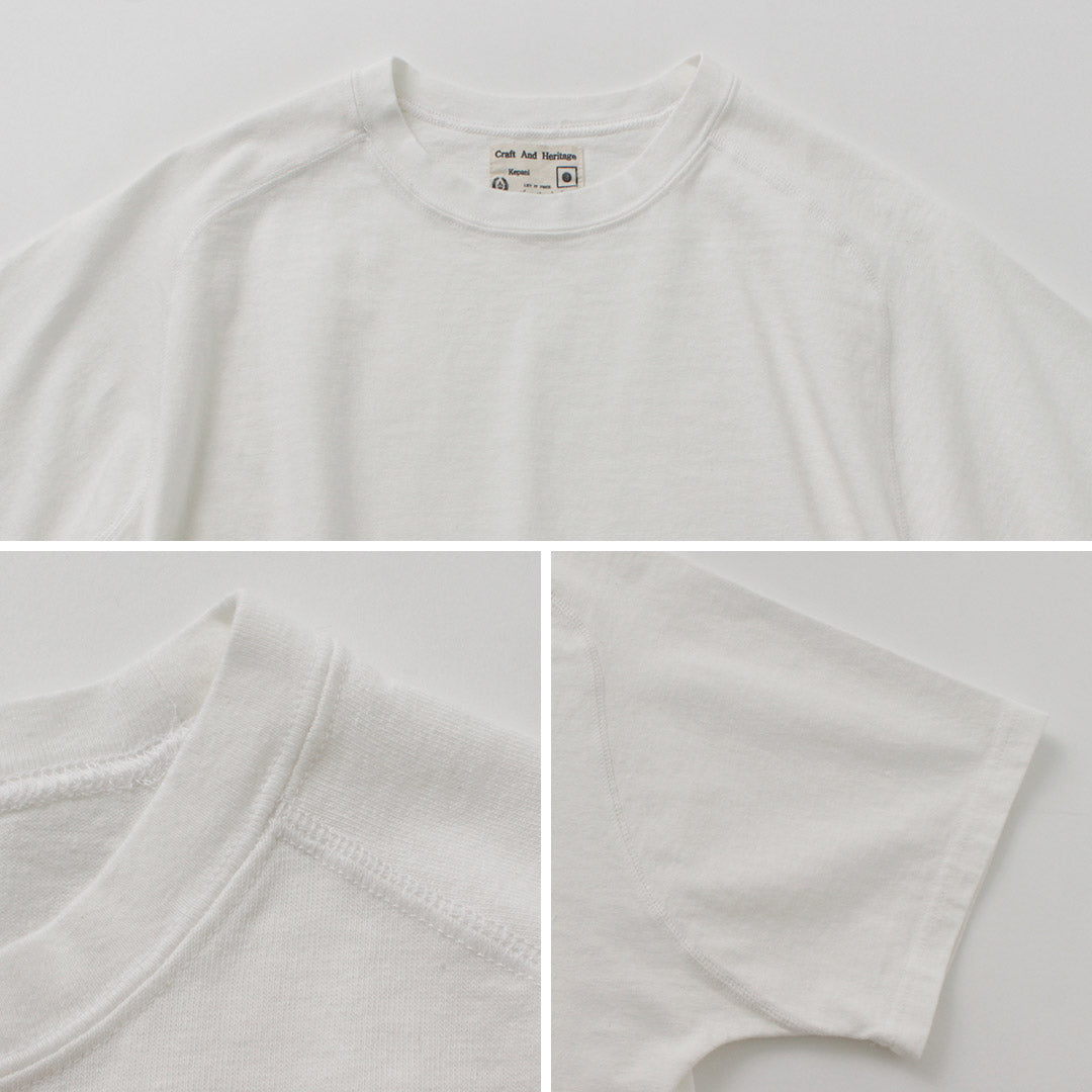 【30%OFF】KEPANI(ケパニ) フリーダムスリーブ Tシャツ ラフィー天竺