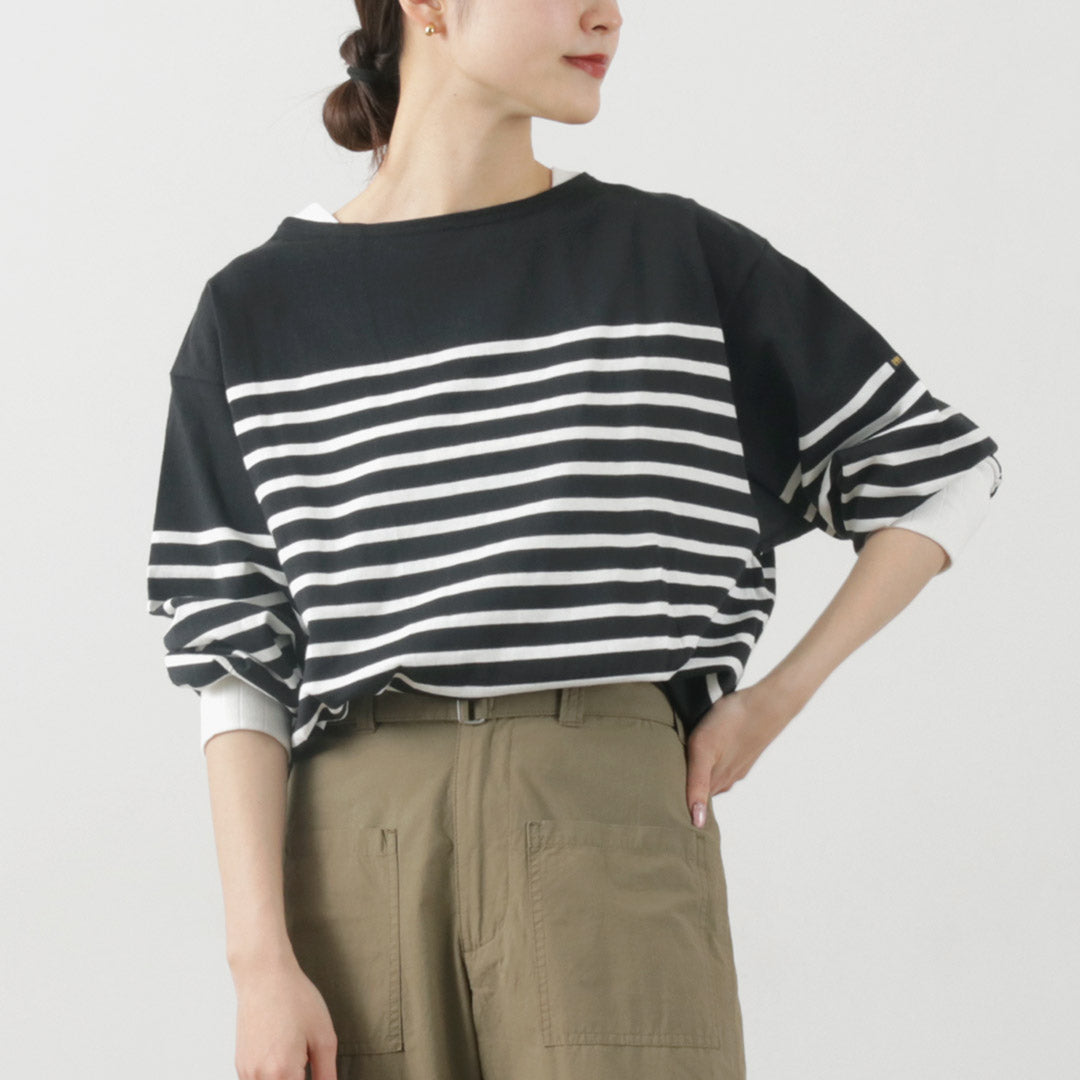 【30%OFF】KHA:KI(カーキ) ヘムタック バスクシャツ