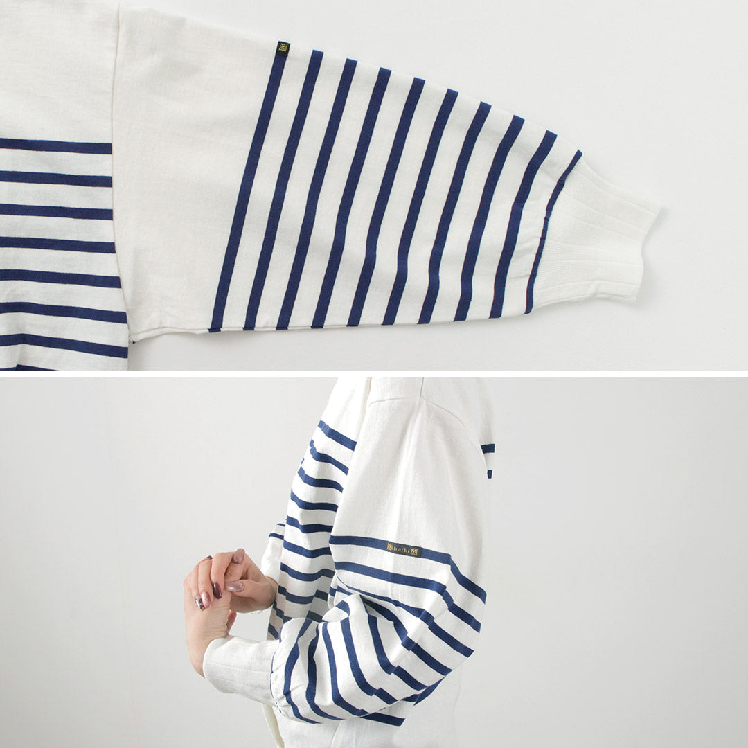 【30%OFF】KHA:KI(カーキ) ヘムタック バスクシャツ