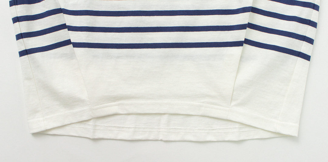 【30%OFF】KHA:KI(カーキ) ヘムタック バスクシャツ