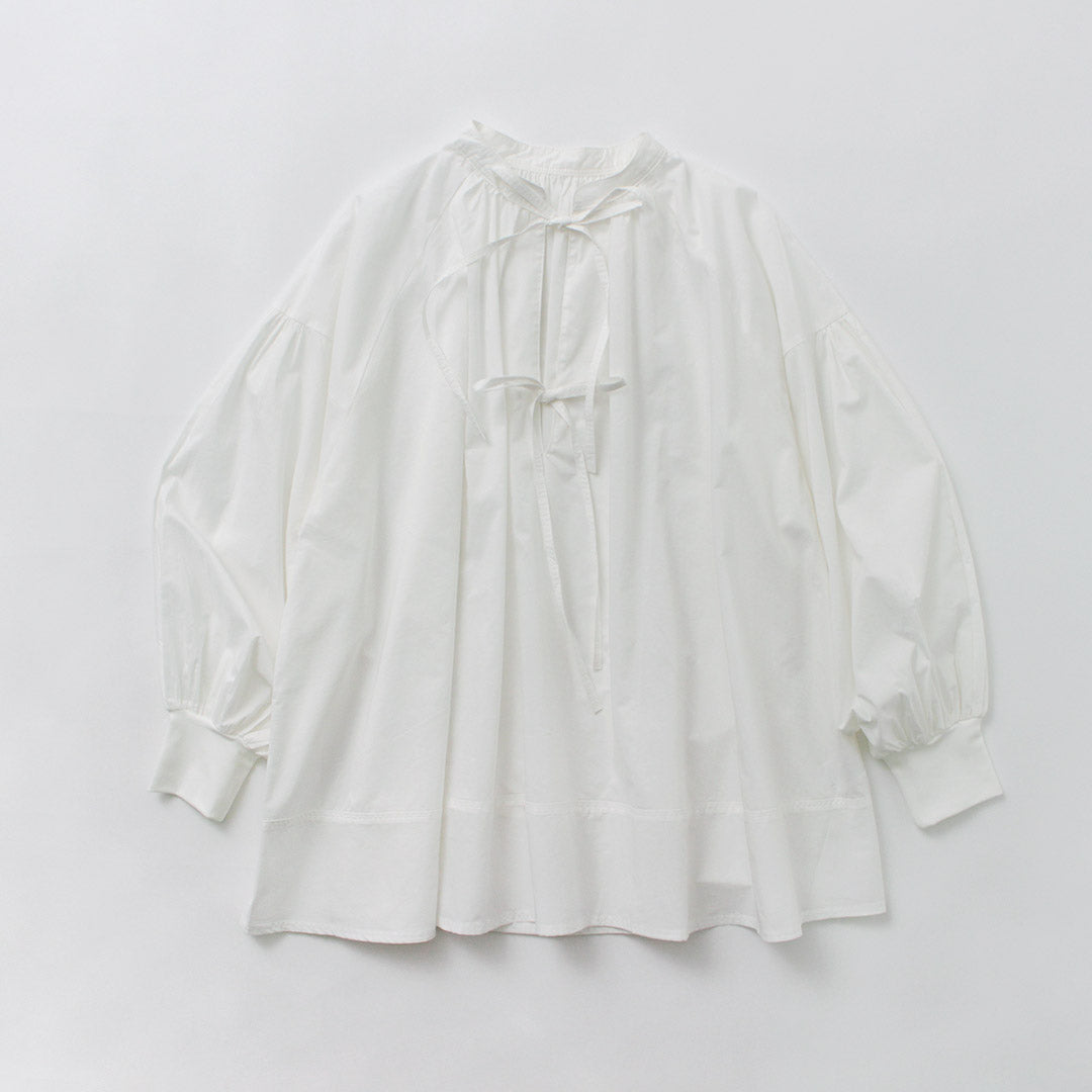 【30%OFF】KHA:KI(カーキ) 2WAY スキッパー チャーチ ブラウス