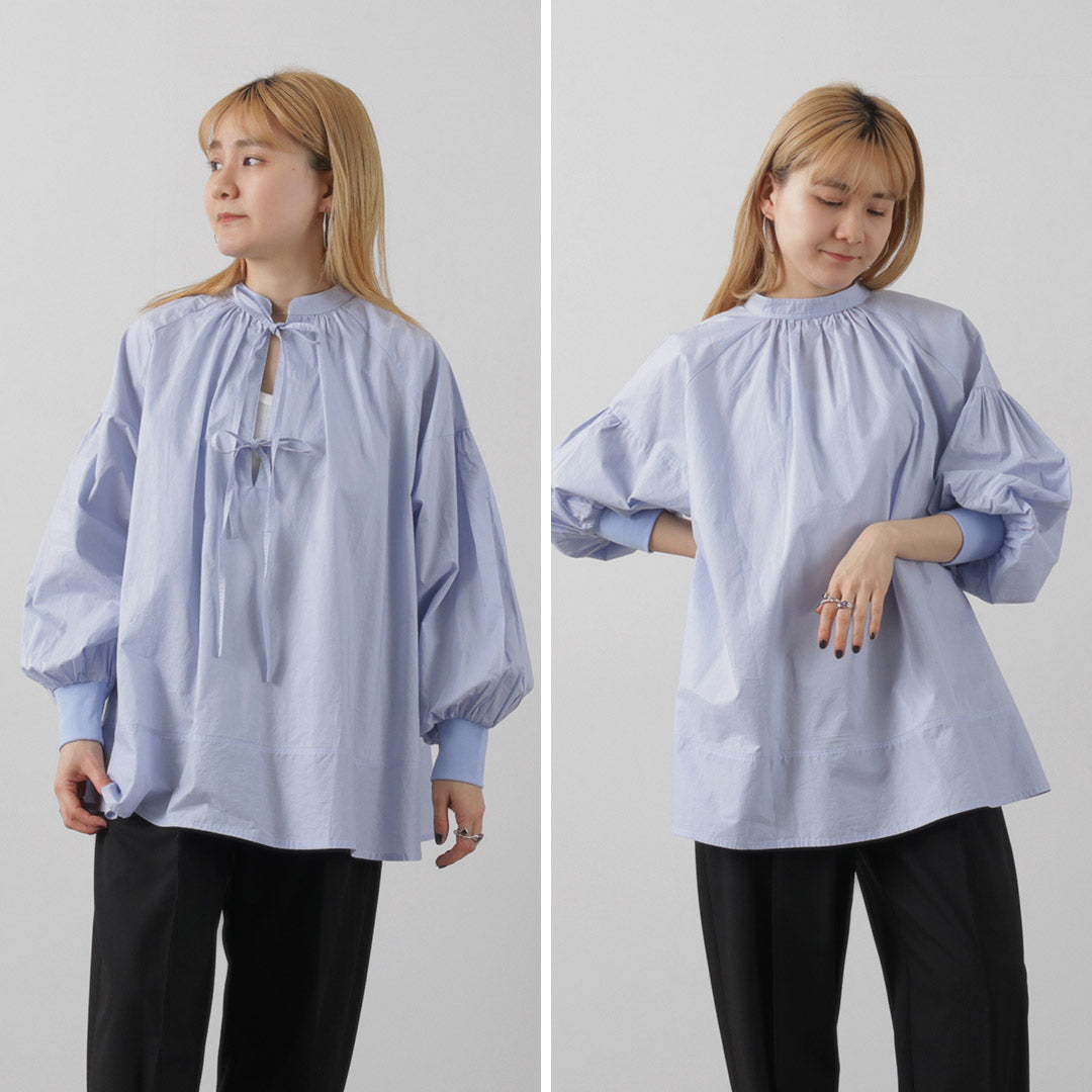 【30%OFF】KHA:KI(カーキ) 2WAY スキッパー チャーチ ブラウス