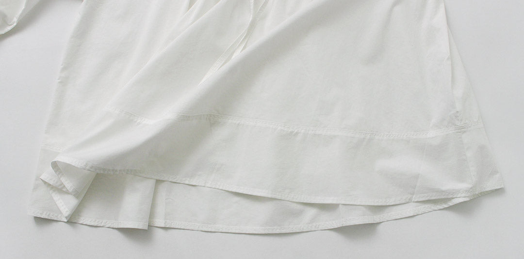 【30%OFF】KHA:KI(カーキ) 2WAY スキッパー チャーチ ブラウス