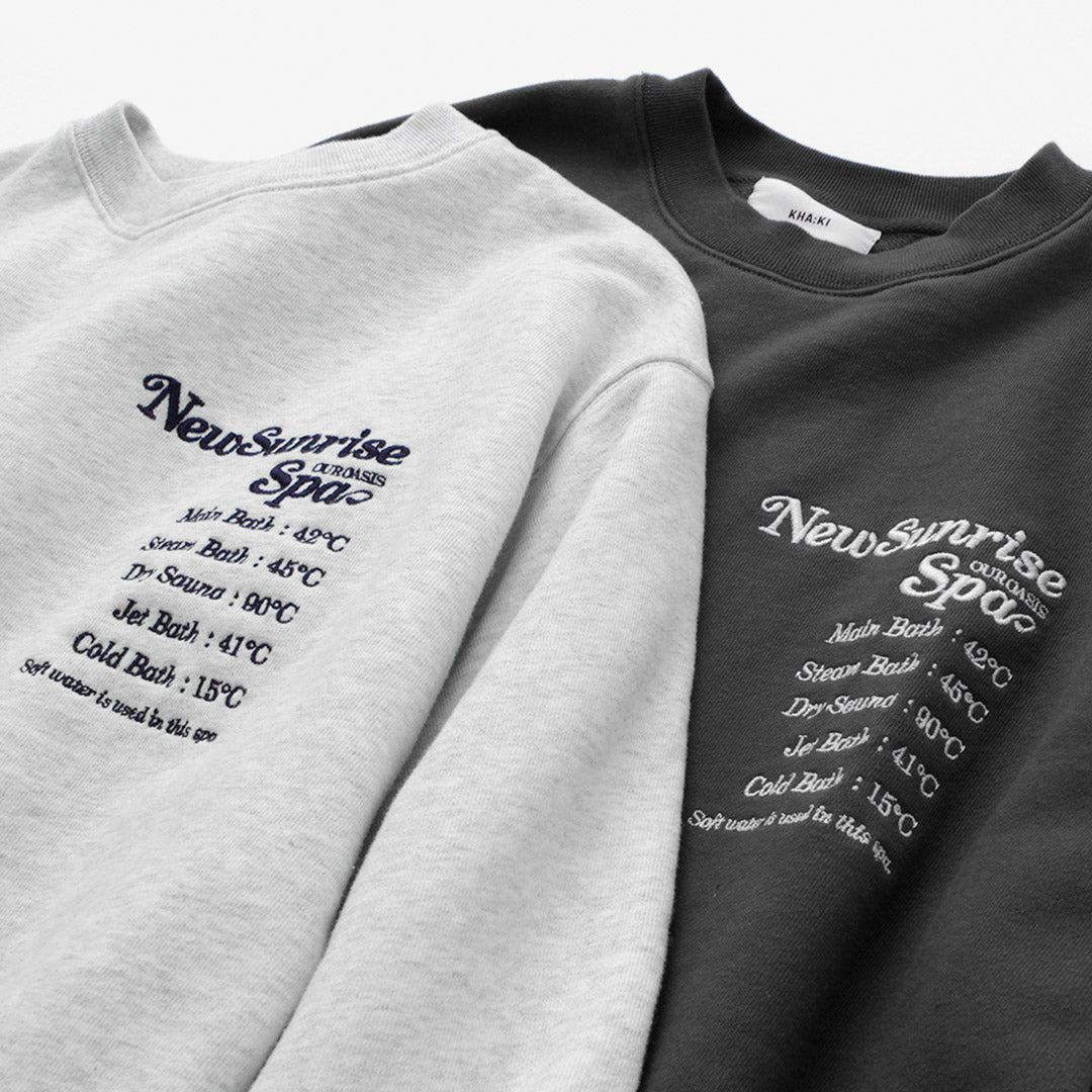 【20%OFF】KHA:KI(カーキ) ワイドスリーブ サウナ スウェット