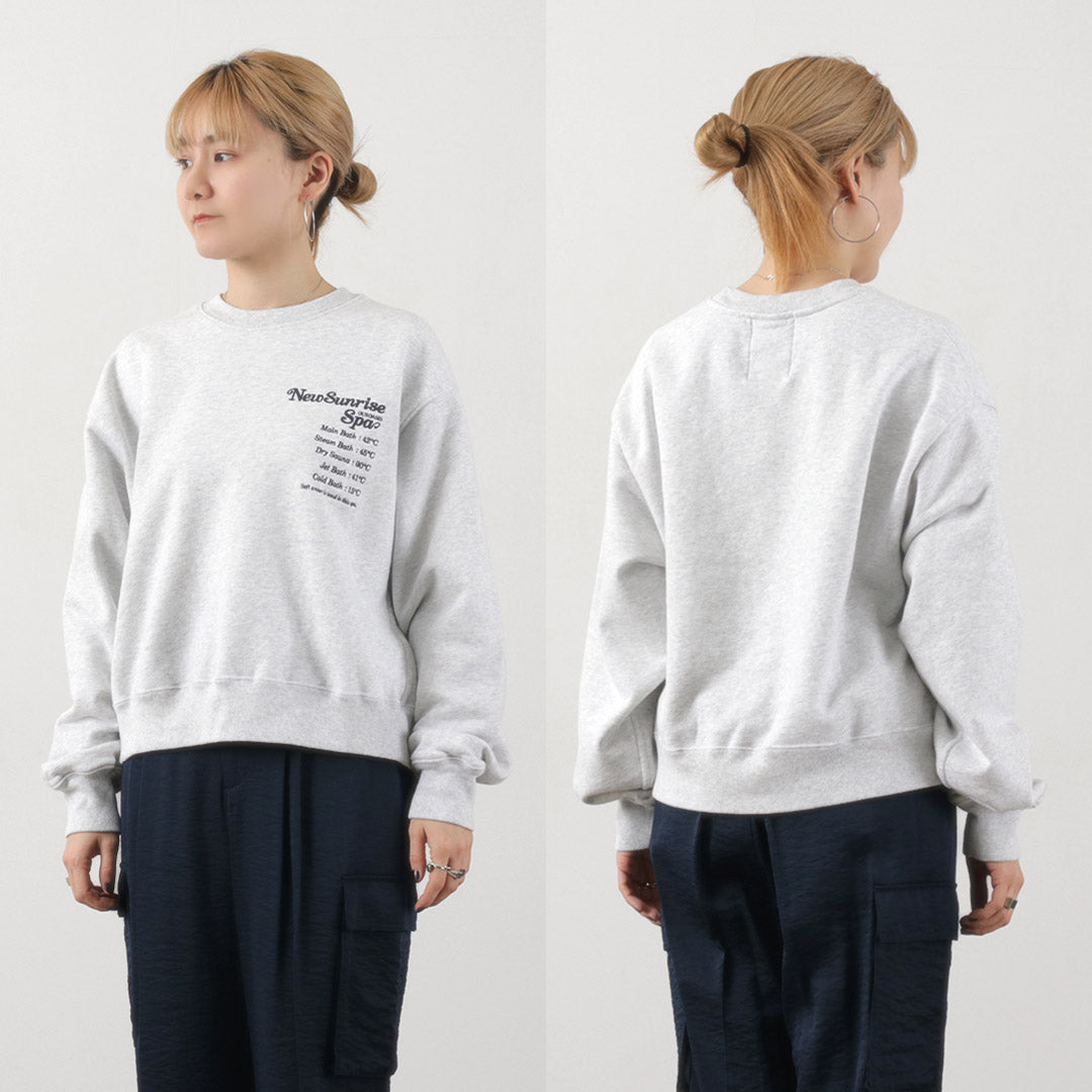 【20%OFF】KHA:KI(カーキ) ワイドスリーブ サウナ スウェット