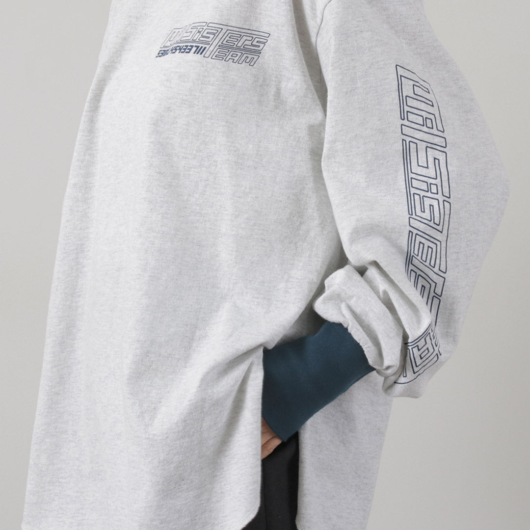 KHA:KI(カーキ) ラウンドヘム L/S Tシャツ
