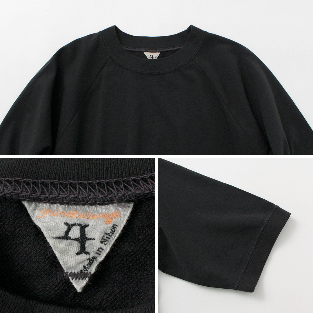 FILMELANGE(フィルメランジェ) エルマー エクストラミニ裏毛 半袖スウェットTee