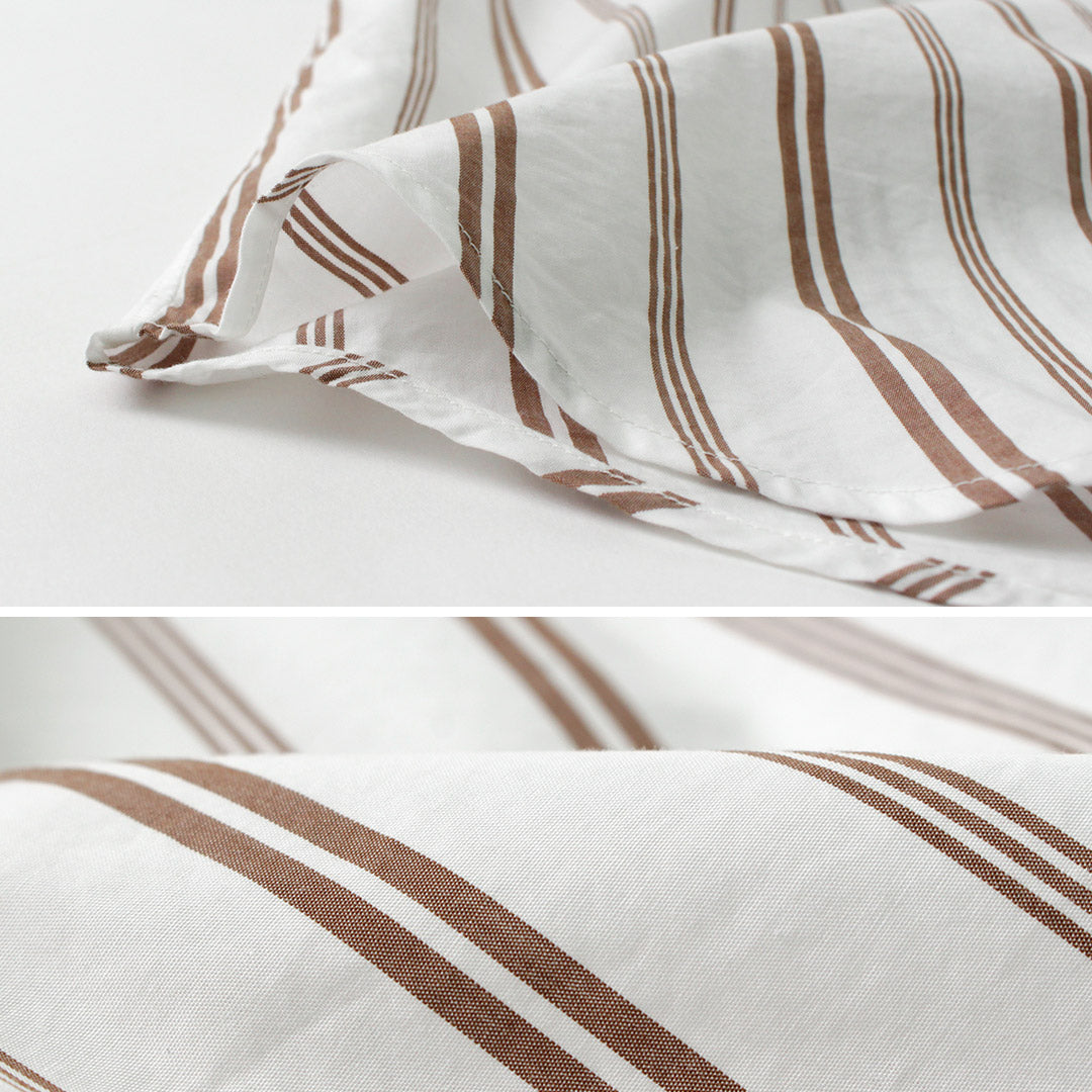 ROCOCO(ロココ) ランダムストライプ ボタンダウンシャツ クラシックフィット