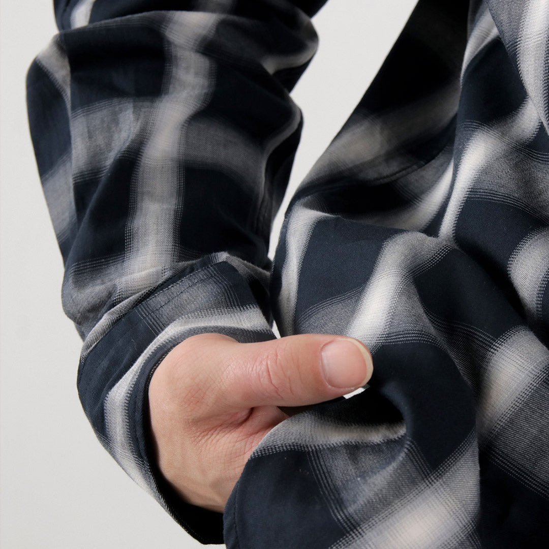 【20%OFF】ROCOCO(ロココ) オンブレチェック ボタンダウンシャツ クラシックフィット