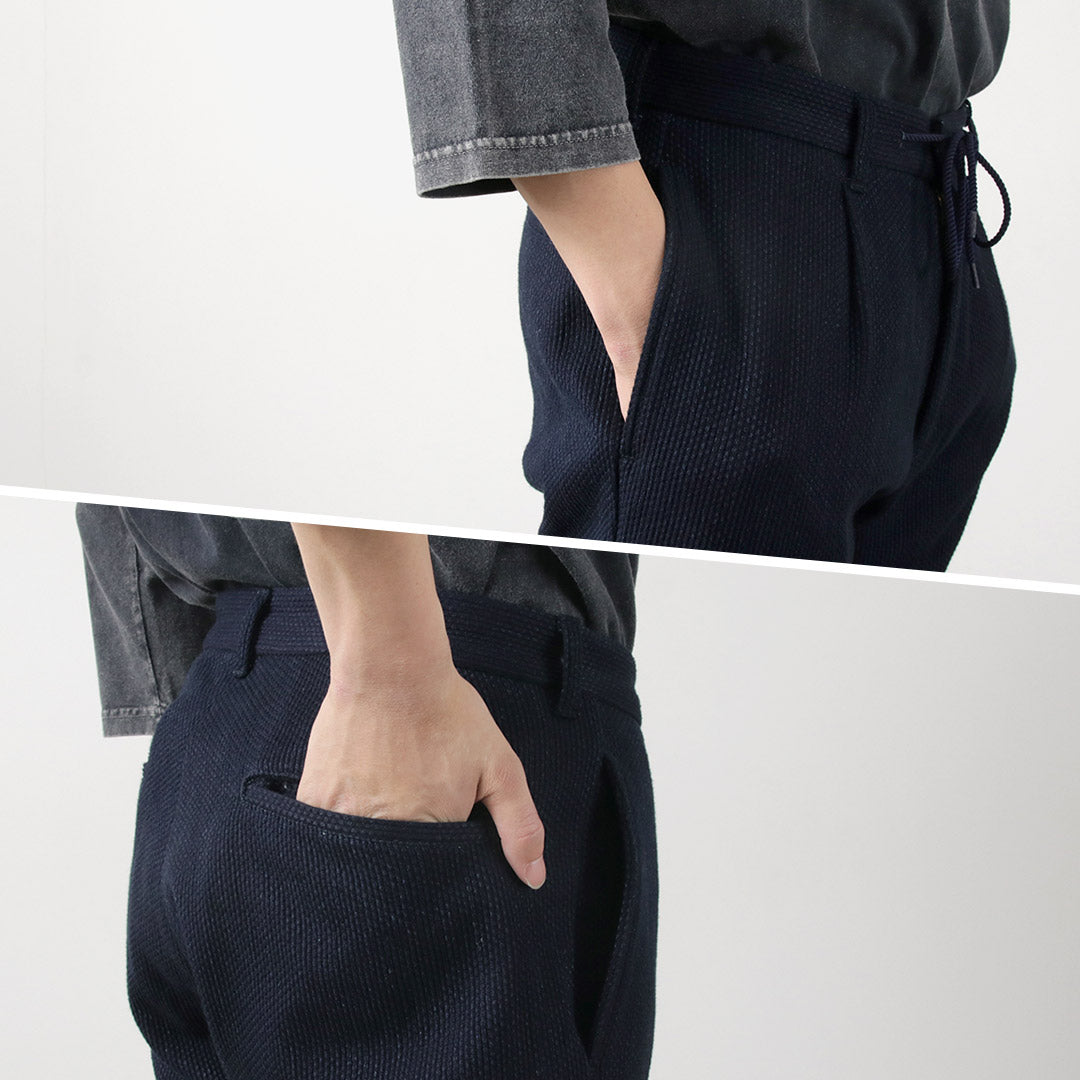 JAPAN BLUE JEANS(ジャパンブルージーンズ) 刺子 イージーテーパードパンツ