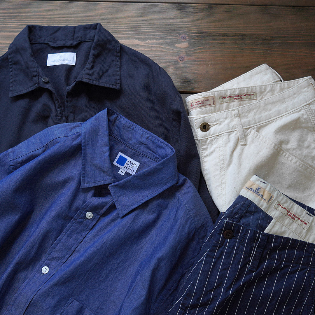 【50%OFF】JAPAN BLUE JEANS(ジャパンブルージーンズ) 3ozデニム ショートスリーブシャツ