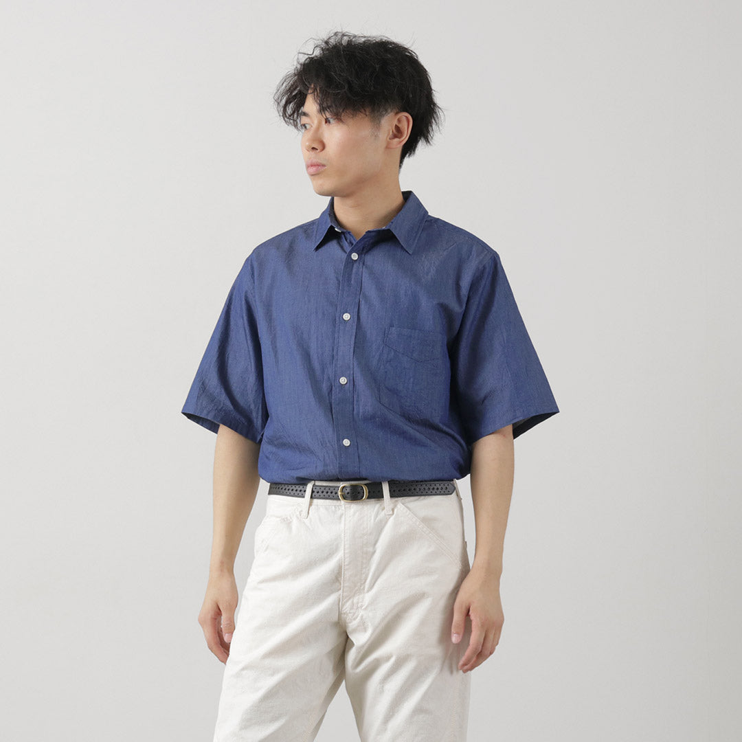 【50%OFF】JAPAN BLUE JEANS(ジャパンブルージーンズ) 3ozデニム ショートスリーブシャツ