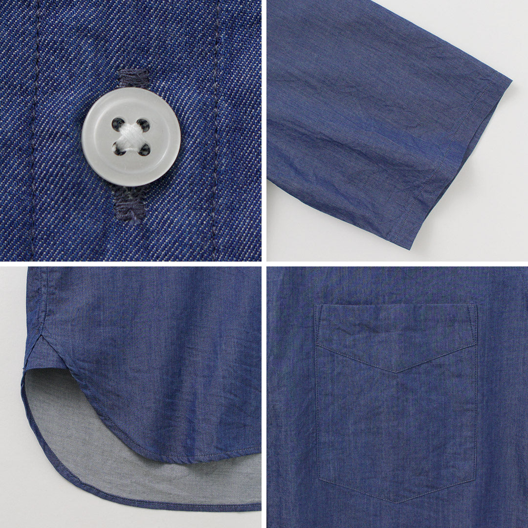 【50%OFF】JAPAN BLUE JEANS(ジャパンブルージーンズ) 3ozデニム ショートスリーブシャツ