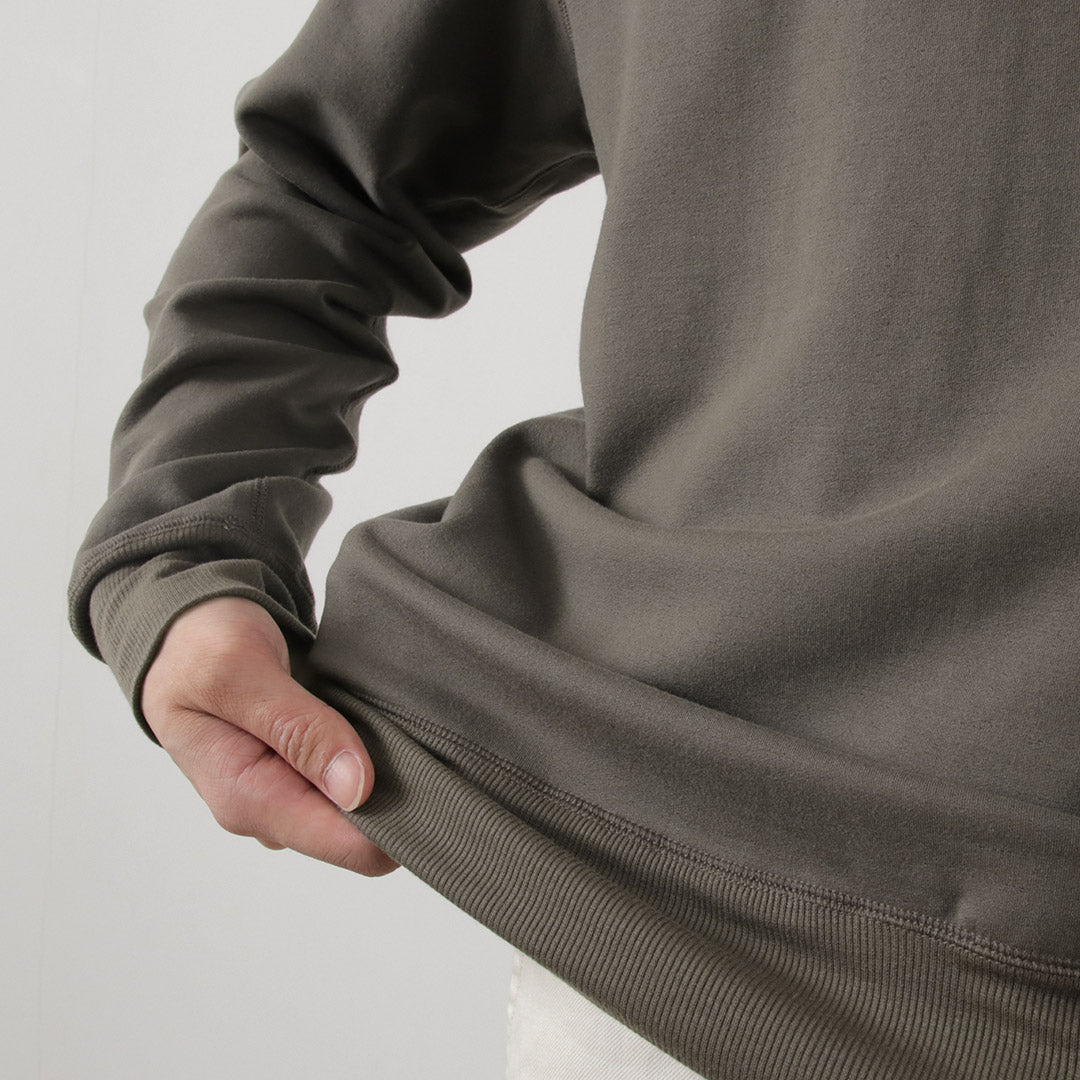 【50%OFF】MOC T(モクティー) テンセルストレッチ クルーネックスウェット