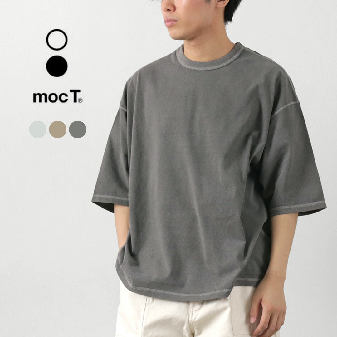 MOC T(モクティー) オーバーダイ クルーネック ビッグTシャツ