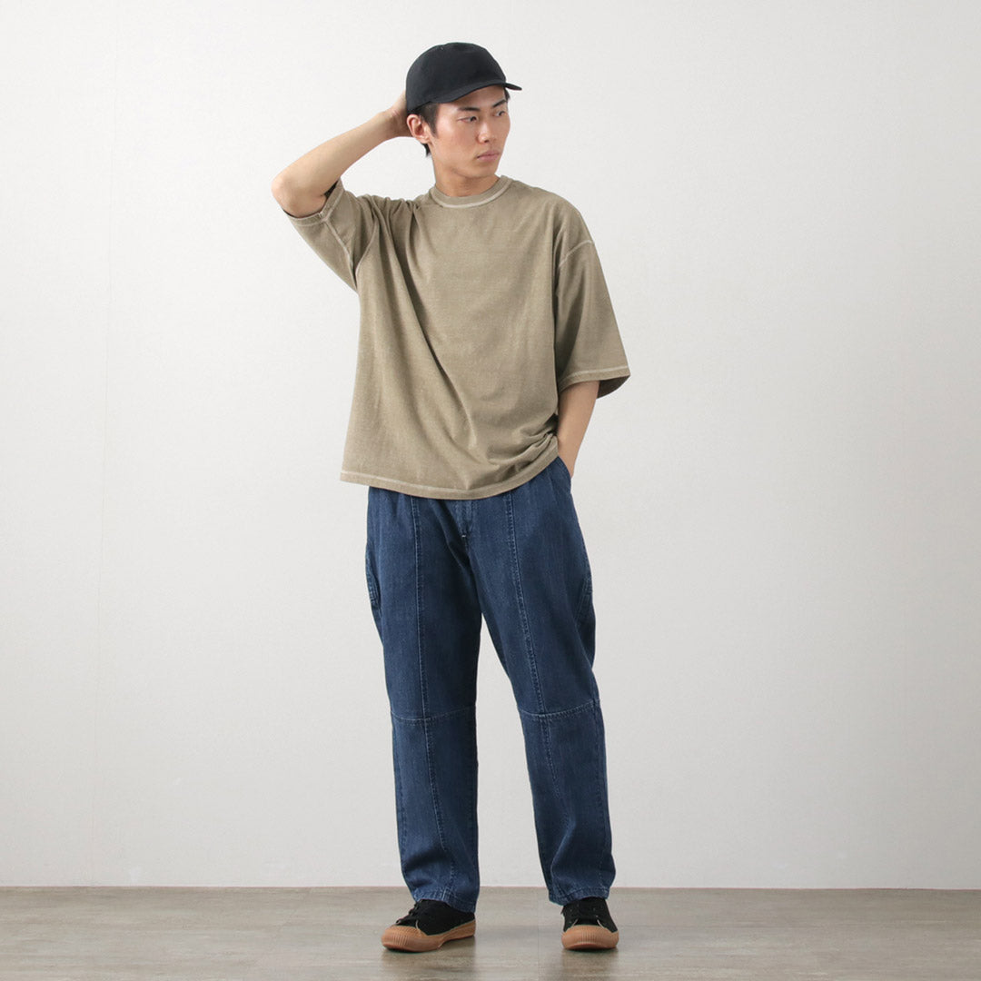 MOC T(モクティー) オーバーダイ クルーネック ビッグTシャツ