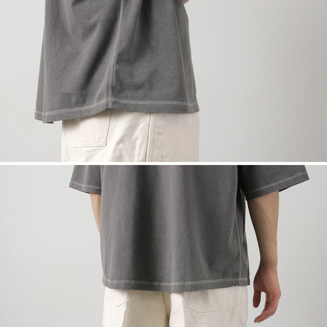 MOC T(モクティー) オーバーダイ クルーネック ビッグTシャツ