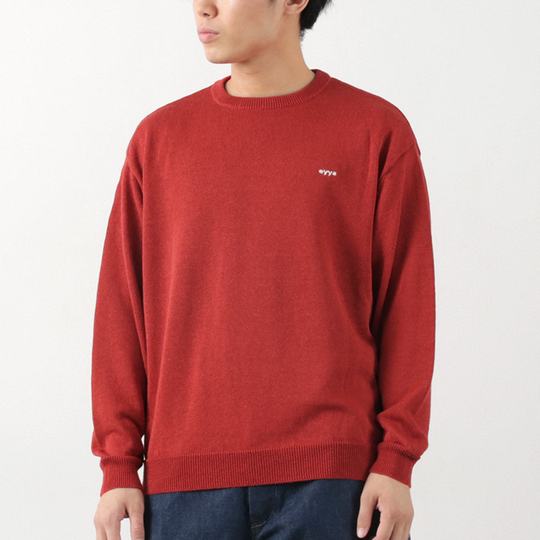 【50%OFF】EYYA(エイヤ) リネン クルーネック サマーニット
