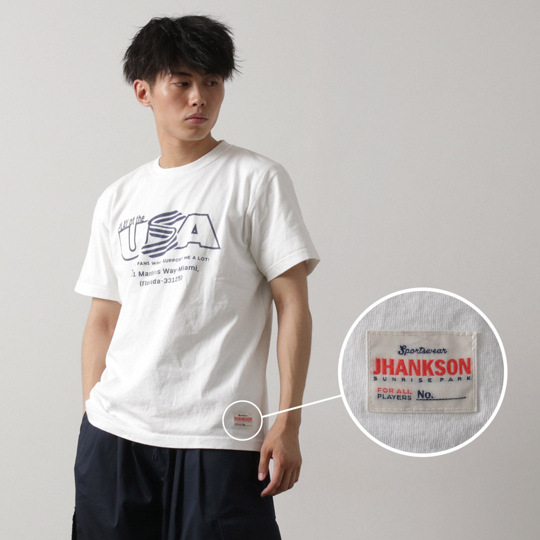 【30%OFF】JHANKSON(ジャンクソン) USA 7.1oz Tシャツ