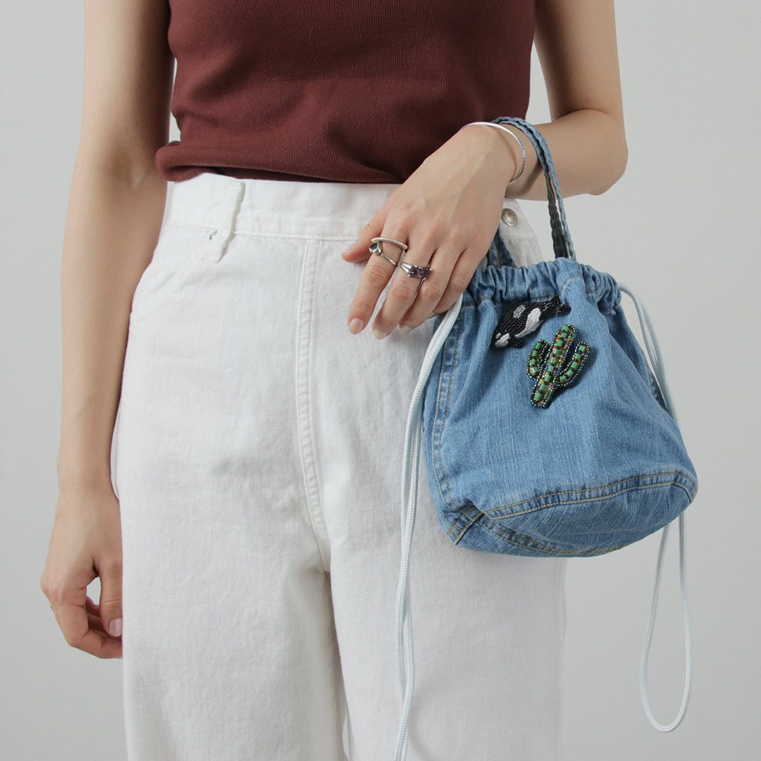 BEADED ACCESSORIES(ビーズアクセサリー) ビーズ ピンバッジ S