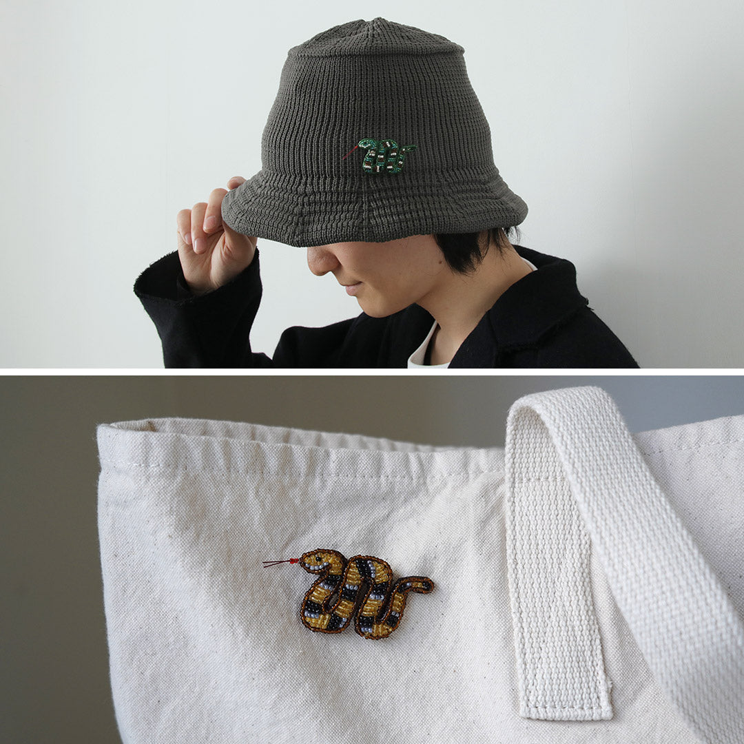 BEADED ACCESSORIES(ビーズアクセサリー) ビーズ ピンバッジ S