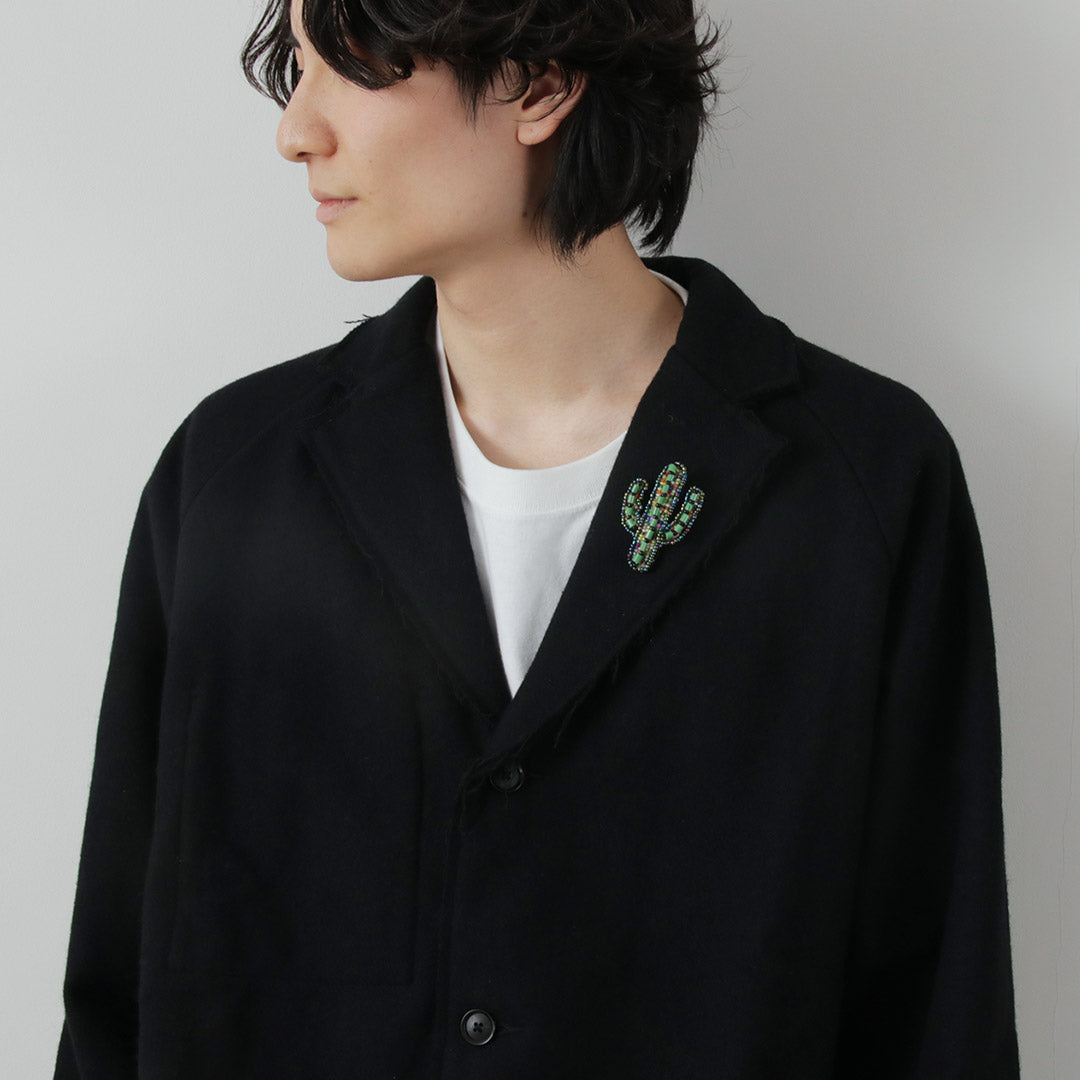 BEADED ACCESSORIES(ビーズアクセサリー) ビーズ ピンバッジ M