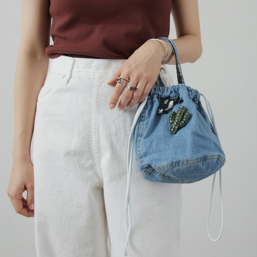 BEADED ACCESSORIES(ビーズアクセサリー) ビーズ ピンバッジ M