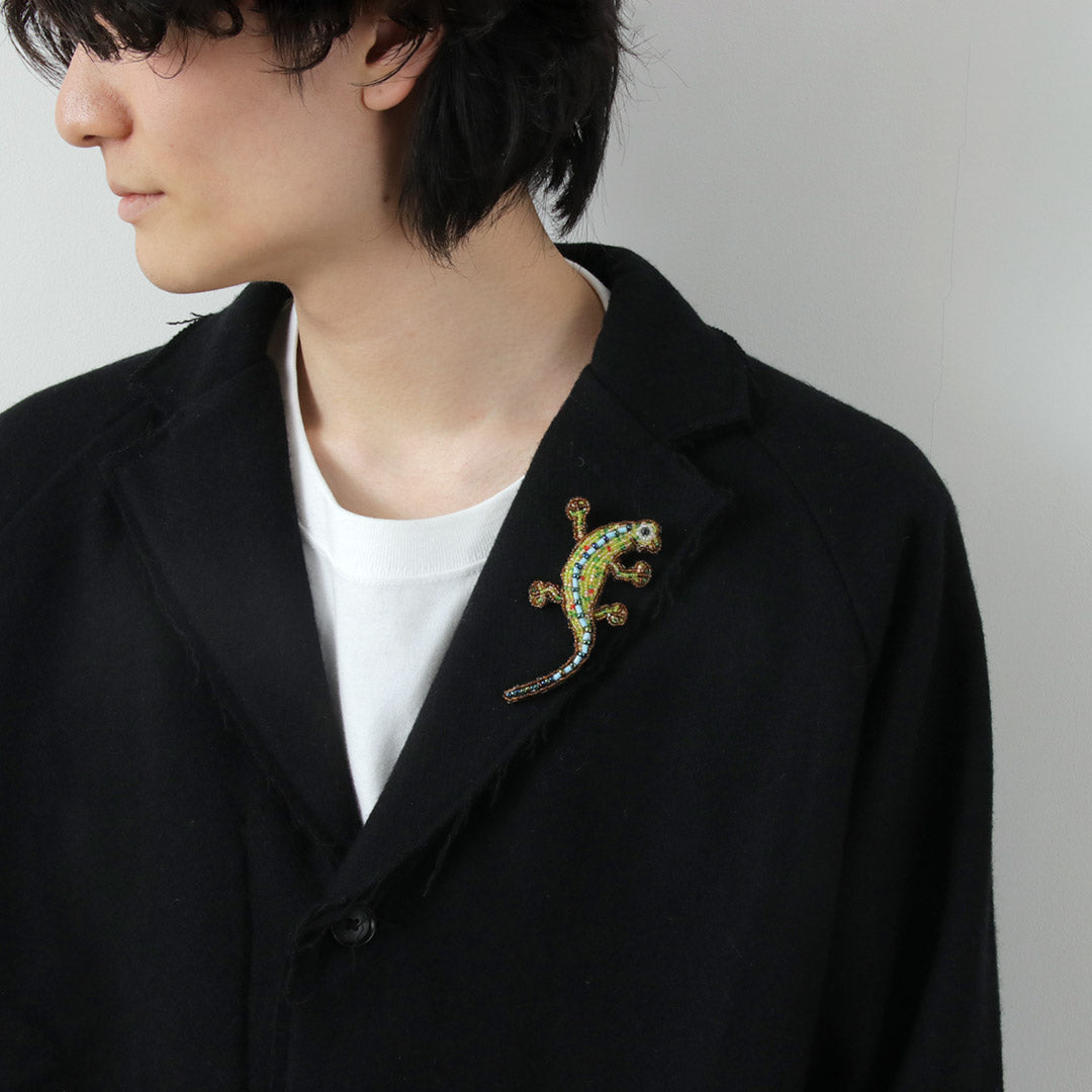 BEADED ACCESSORIES(ビーズアクセサリー) ビーズ ピンバッジ L