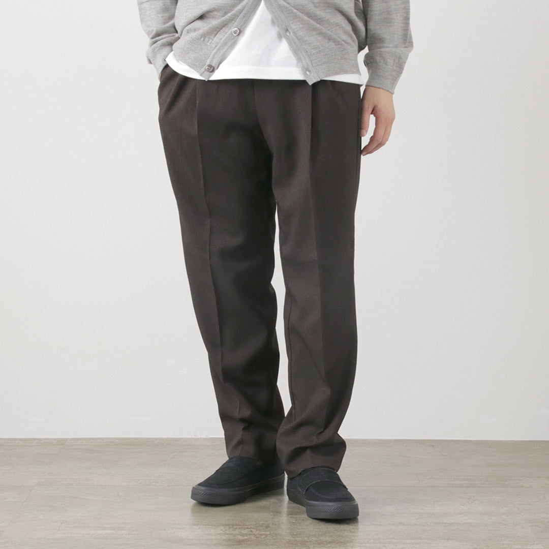 【50%OFF】FLISTFIA(フリストフィア) ウールライク タックワイドトラウザー