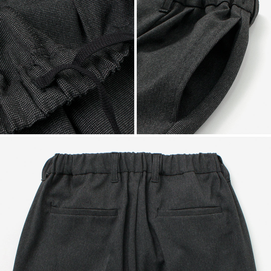 【50%OFF】FLISTFIA(フリストフィア) ウールライク タックワイドトラウザー