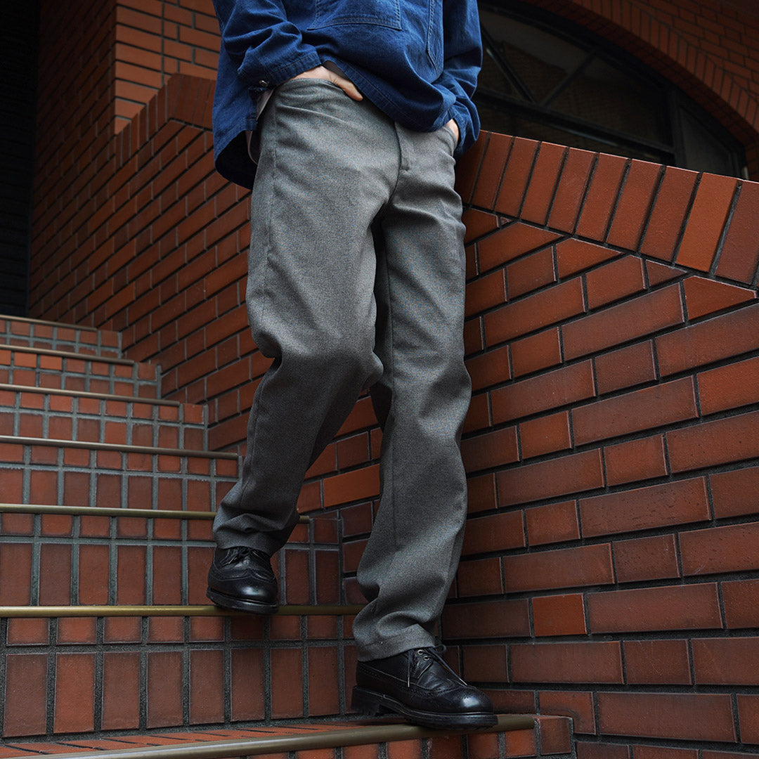 FOB FACTORY(FOBファクトリー) F0529 スタプレ ワイドトラウザー