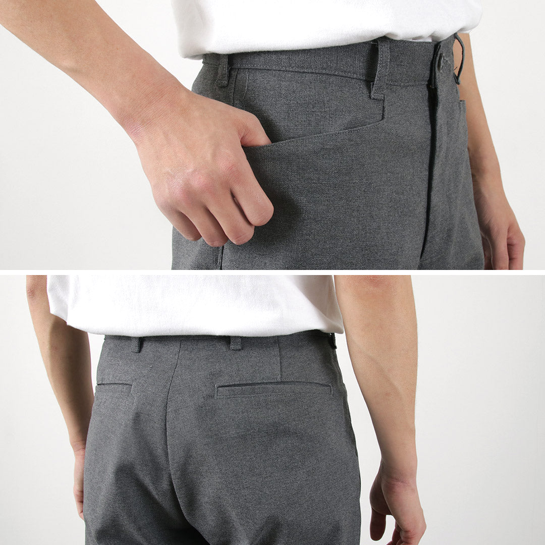 FOB FACTORY(FOBファクトリー) F0529 スタプレ ワイドトラウザー