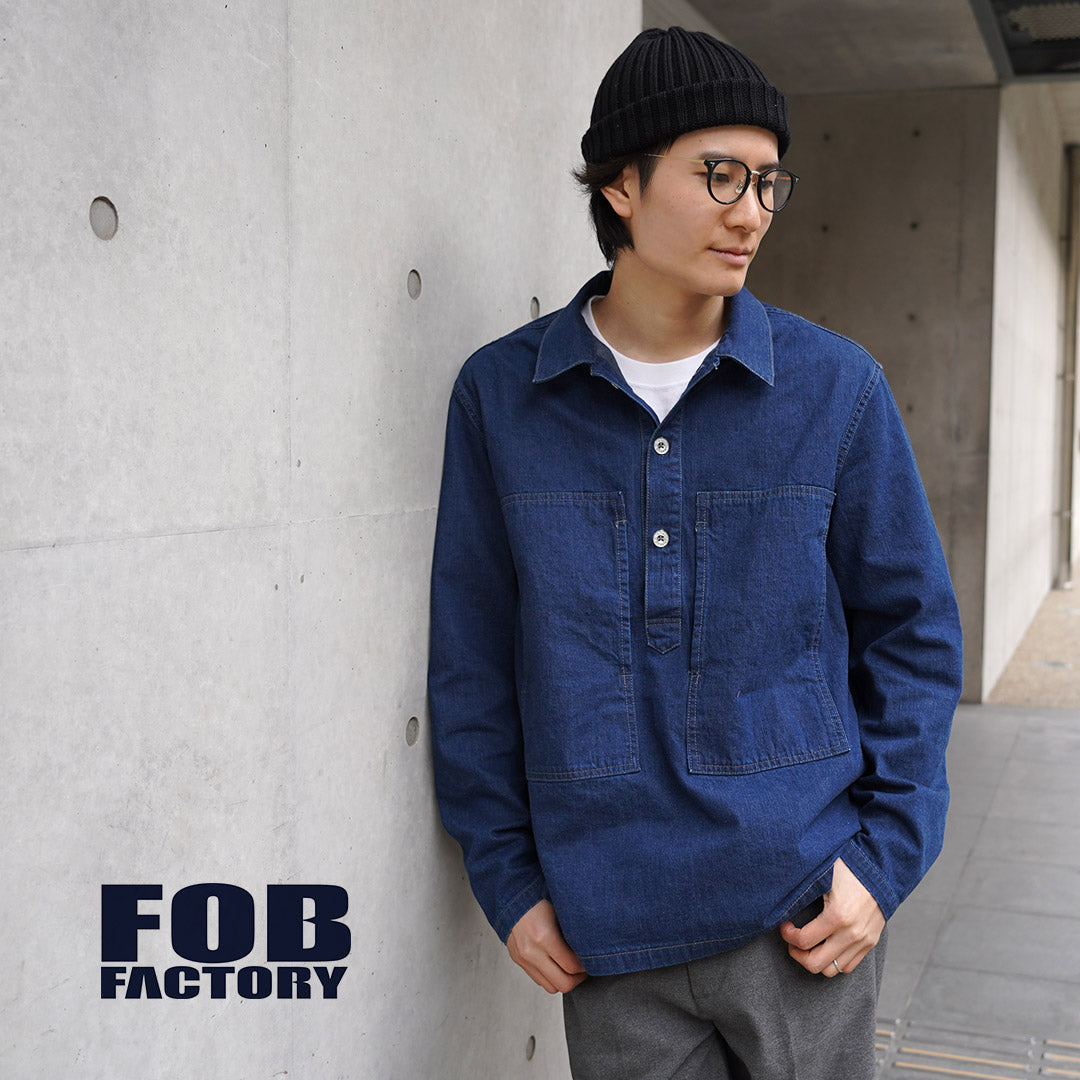 FOB FACTORY(FOBファクトリー) F2442 USアーミー デニム PO ジャケット