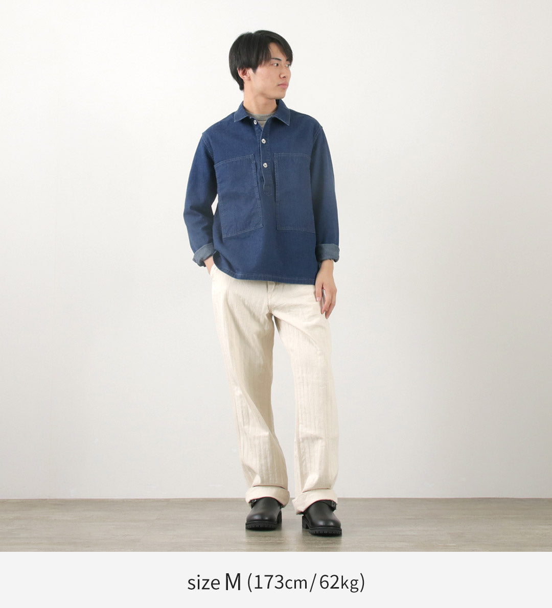 FOB FACTORY(FOBファクトリー) F2442 USアーミー デニム PO ジャケット