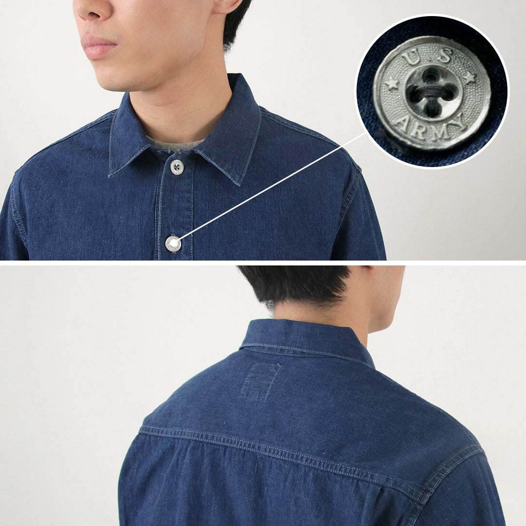 FOB FACTORY(FOBファクトリー) F2442 USアーミー デニム PO ジャケット