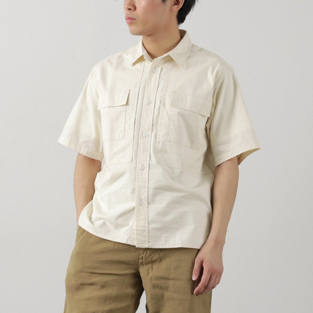 FOB FACTORY(FOBファクトリー) F3499 半袖フィールドシャツ