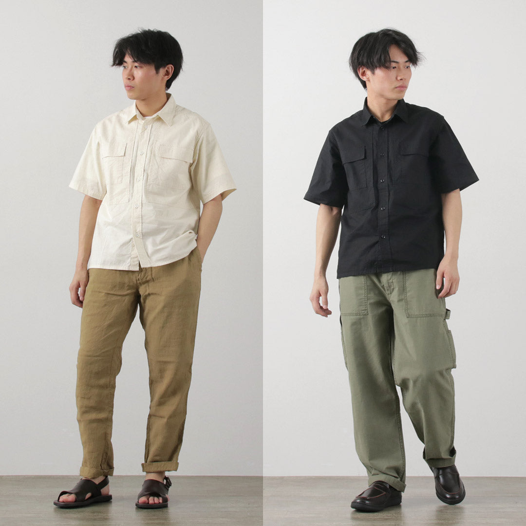 FOB FACTORY(FOBファクトリー) F3499 半袖フィールドシャツ