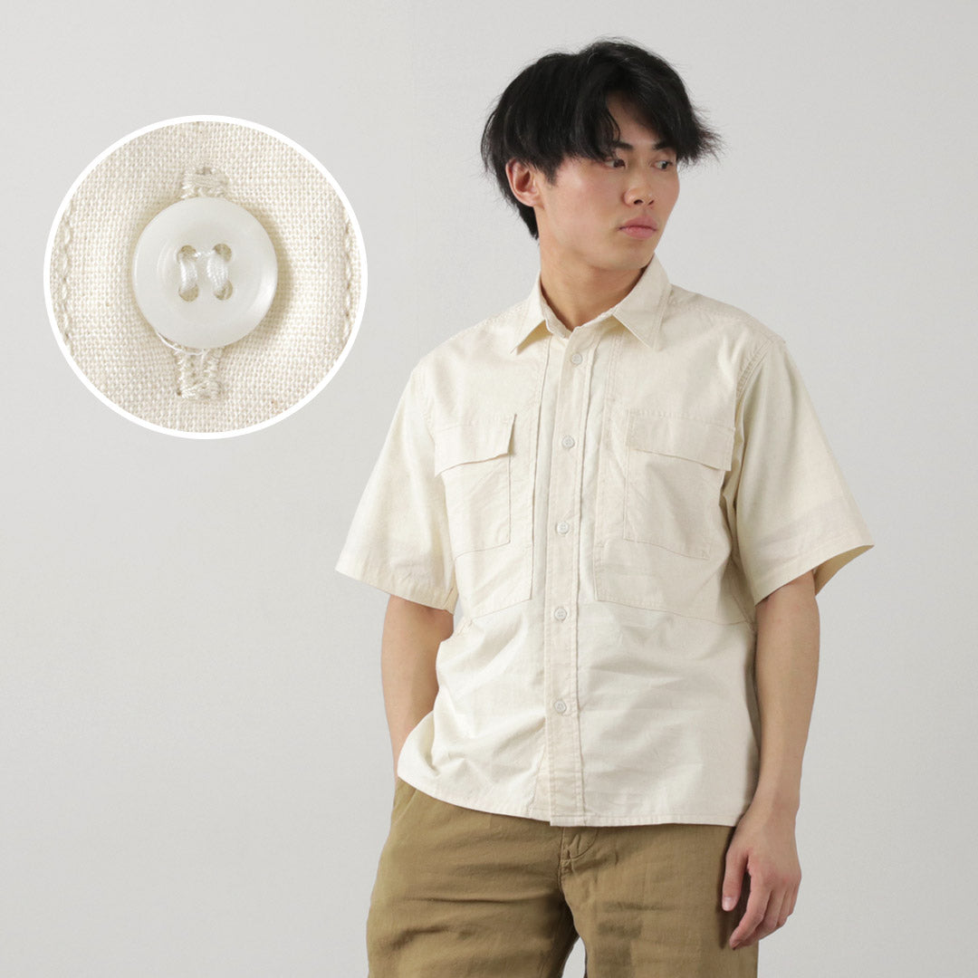 FOB FACTORY(FOBファクトリー) F3499 半袖フィールドシャツ