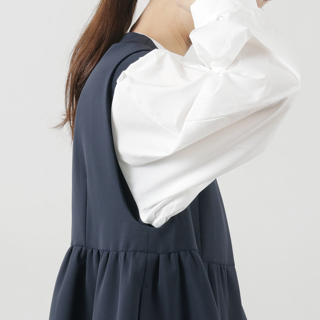 CHIGNON(シニヨン) ダブルクロス ペプラム ベスト