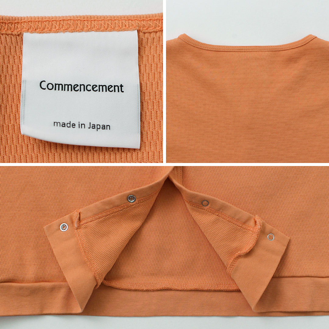 【30%OFF】COMMENCEMENT(コメンスメント) コットン カーディガン