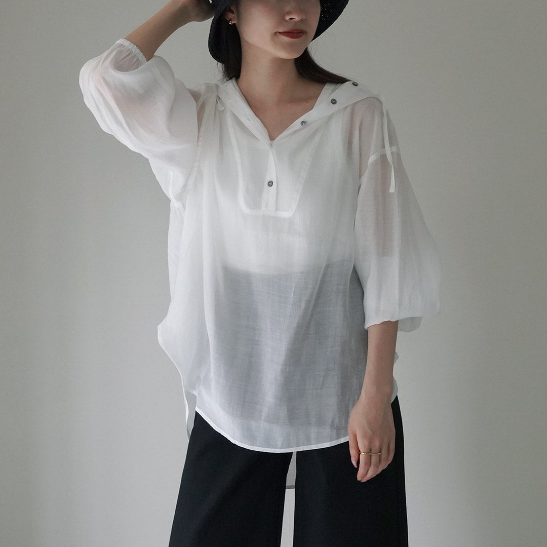 【30%OFF】KELEN(ケレン) COO シアー アノラック トップス