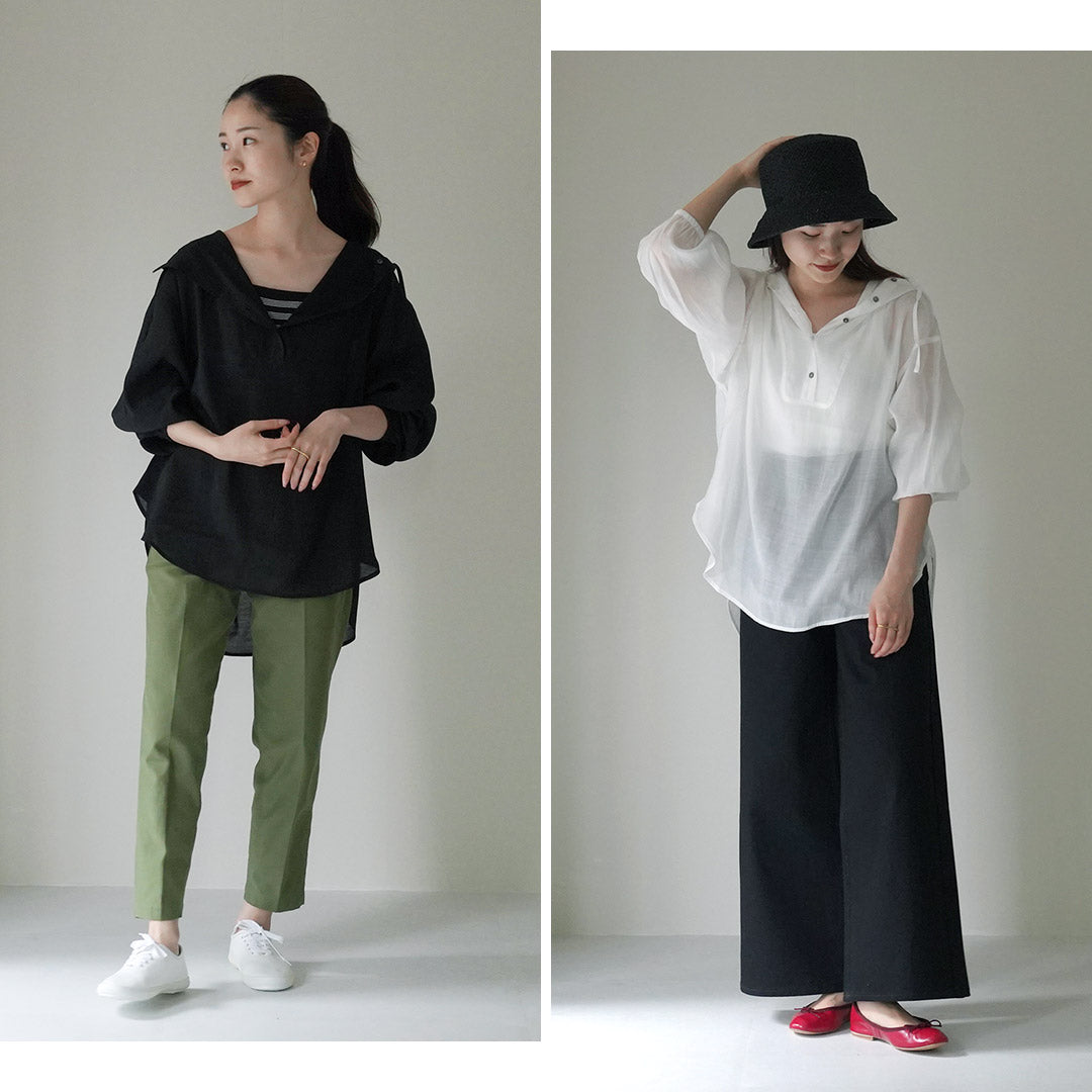 【30%OFF】KELEN(ケレン) COO シアー アノラック トップス
