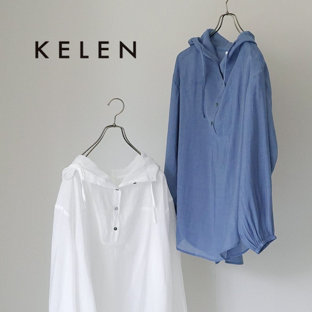 【30%OFF】KELEN(ケレン) COO シアー アノラック トップス
