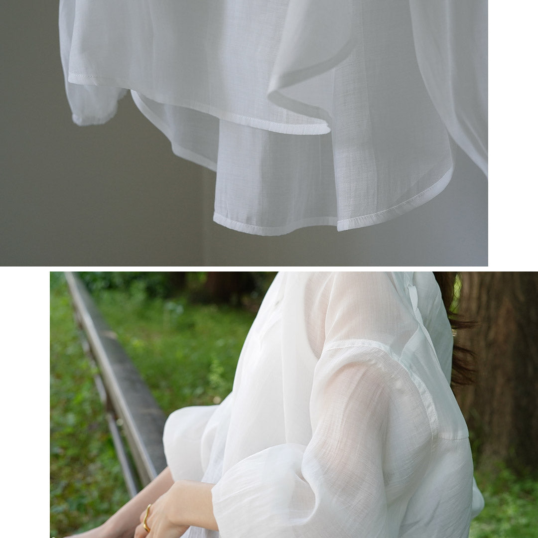 【30%OFF】KELEN(ケレン) COO シアー アノラック トップス