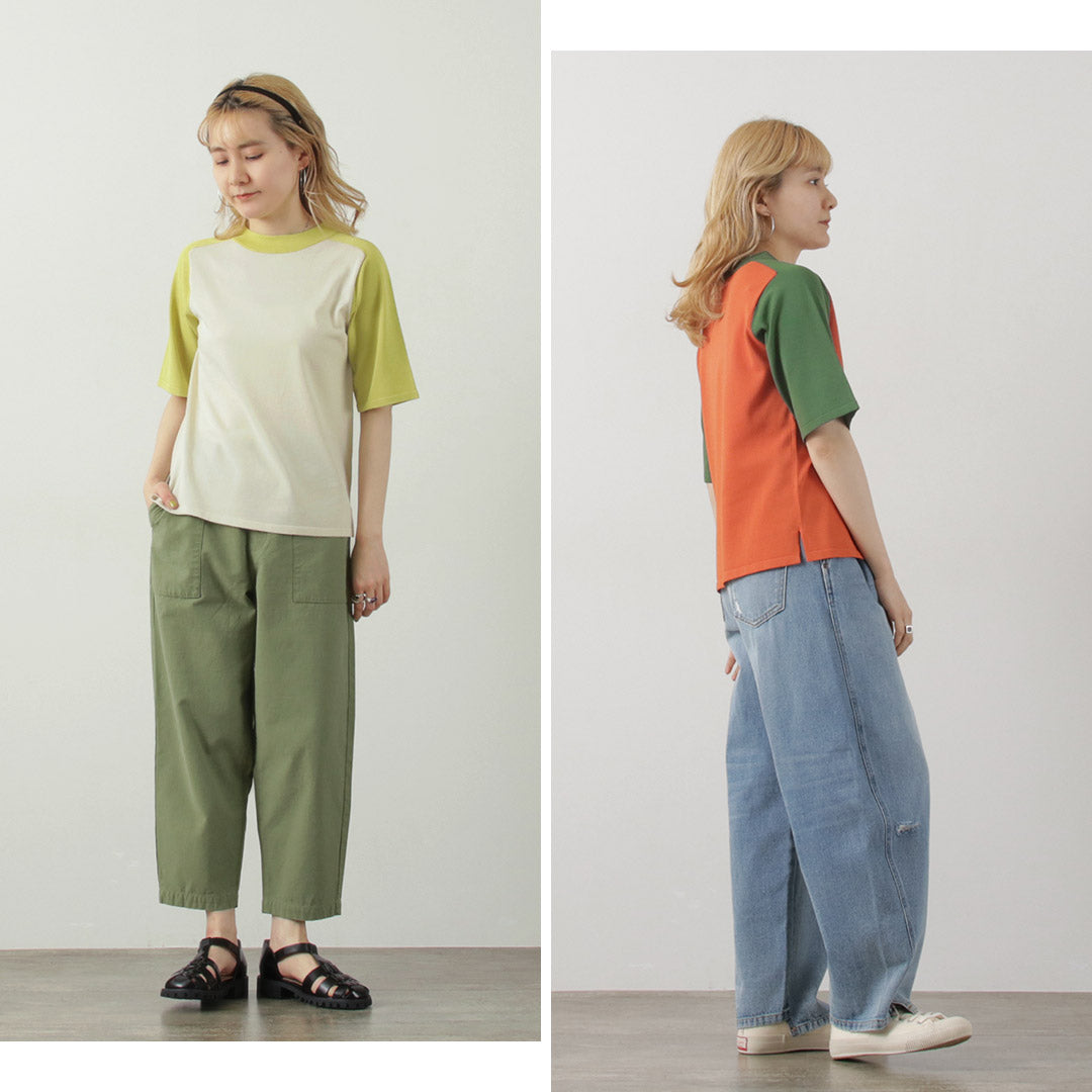 【20%OFF】KELEN(ケレン) CHIA ハーフスリーブ ニット トップス