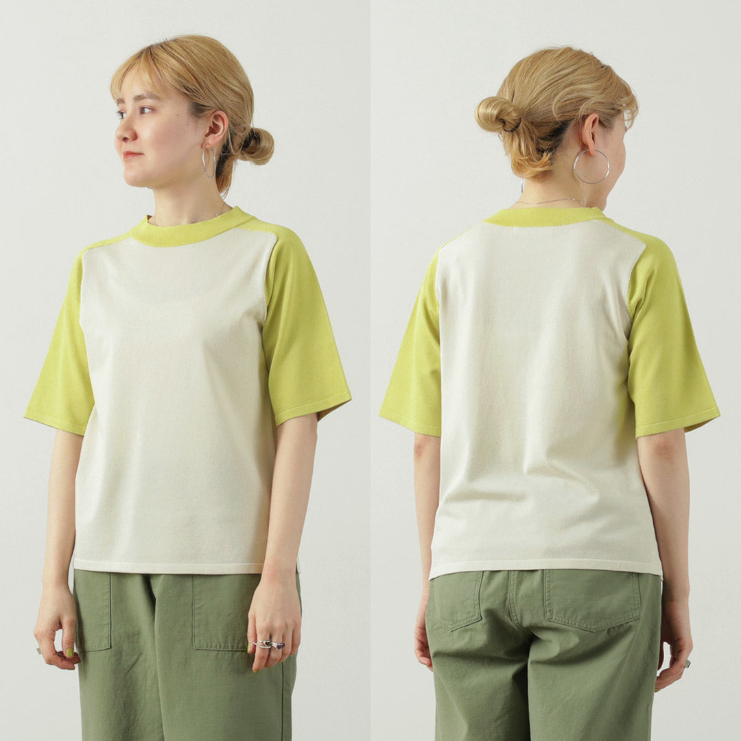 【20%OFF】KELEN(ケレン) CHIA ハーフスリーブ ニット トップス