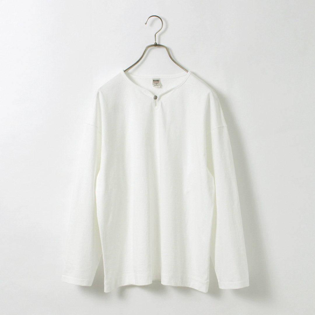 BARNS(バーンズ) ビッグ小寸 コンチョ ロングスリーブTシャツ