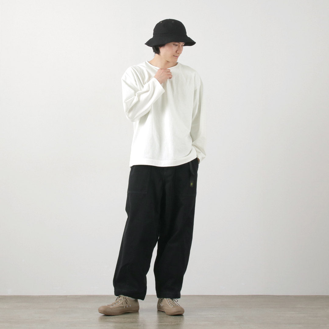 BARNS(バーンズ) ビッグ小寸 コンチョ ロングスリーブTシャツ