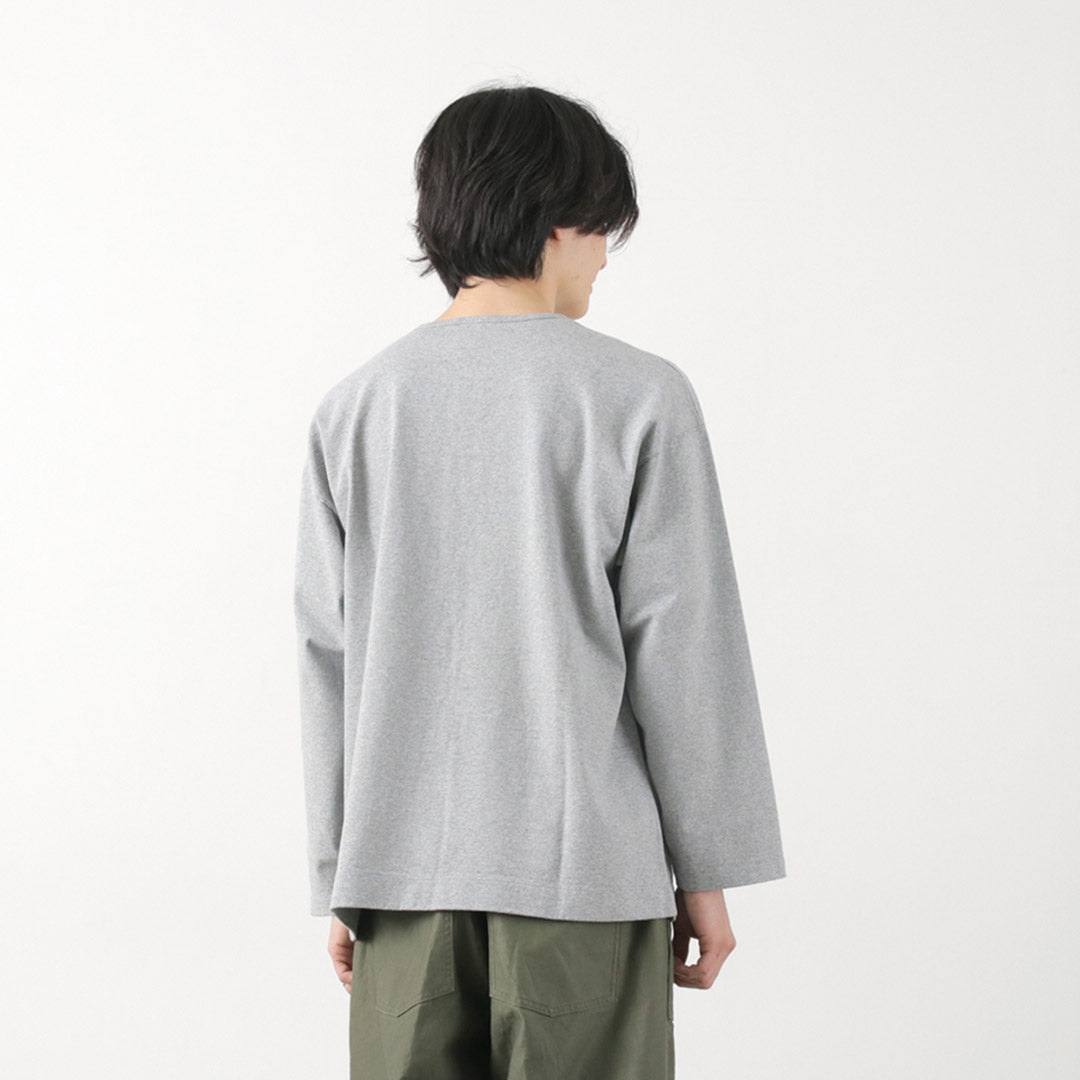 BARNS(バーンズ) ビッグ小寸 コンチョ ロングスリーブTシャツ