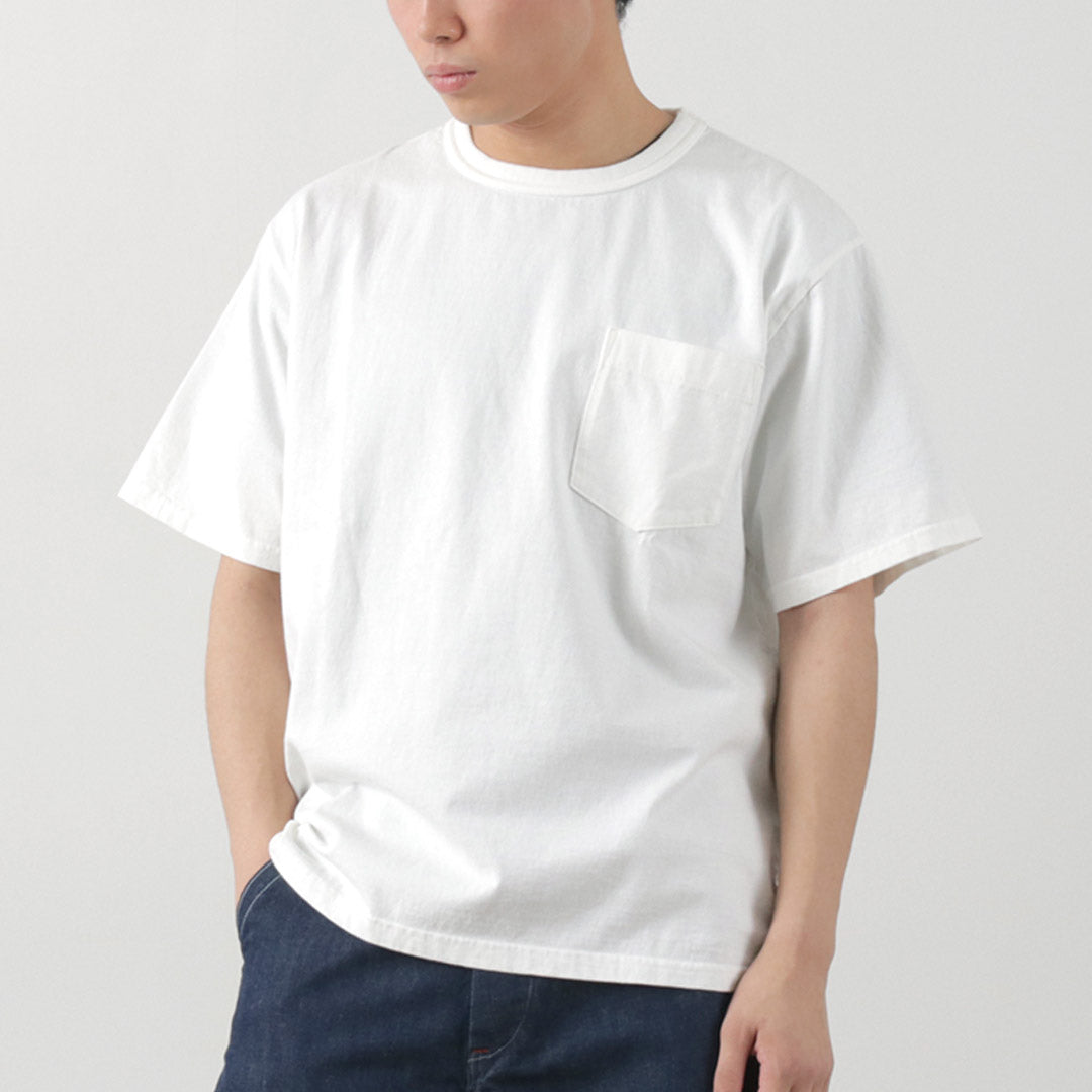 BARNS(バーンズ) タフネック ショートスリーブ ソリッド Tシャツ